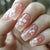 12 Sizes-24 Pcs Press On Nails W1912