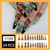 12 Sizes-24 Pcs Press On Nails Y199