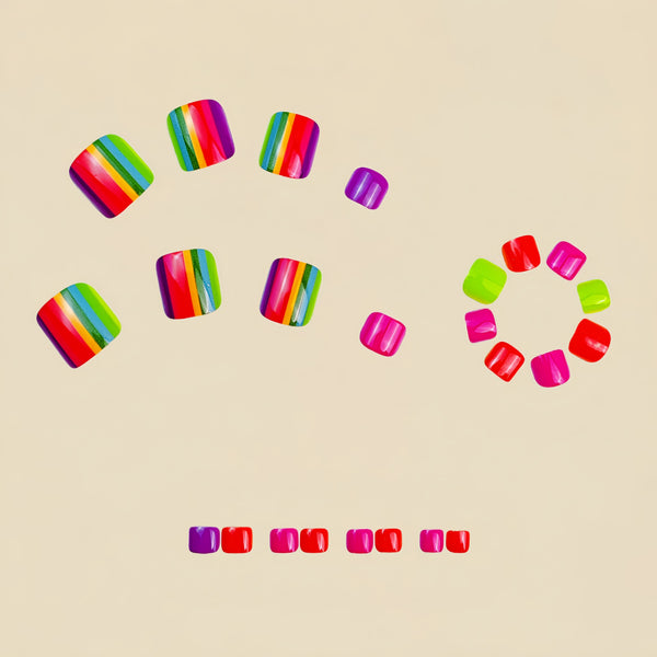 12 Sizes-24 Pcs Press On Nails Y858