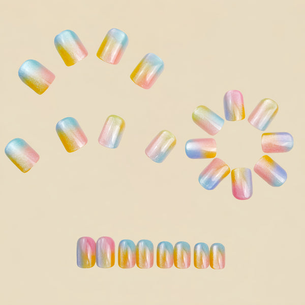 12 Sizes-24 Pcs Press On Nails Y1387