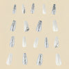 12 Sizes-24 Pcs Press On Nails D022