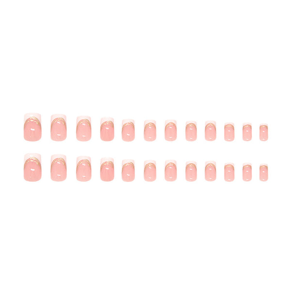 12 Sizes-24 Pcs Press On Nails W1986
