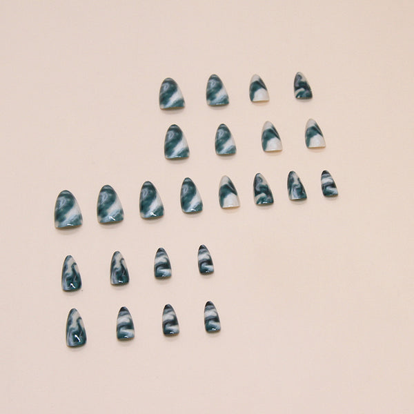 12 Sizes-24 Pcs Press On Nails W1527