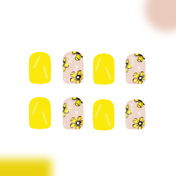 12 Sizes-24 Pcs Press On Nails C909
