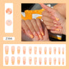 12 Sizes-24 Pcs Press On Nails Z366