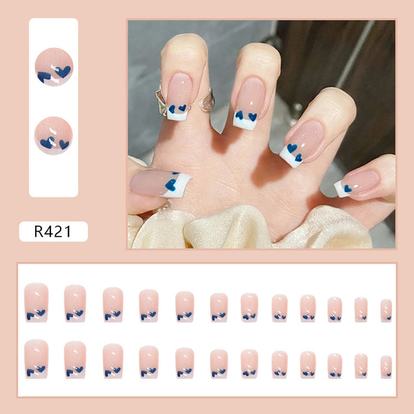 12 Sizes-24 Pcs Press On Nails R402