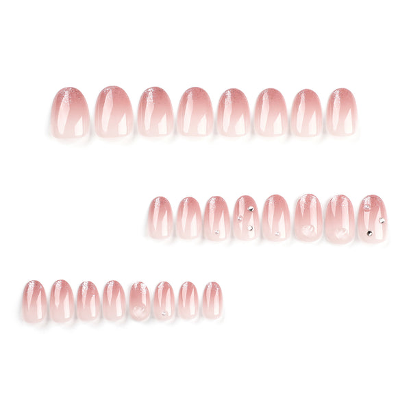 12 Sizes-24 Pcs Press On Nails JP3096