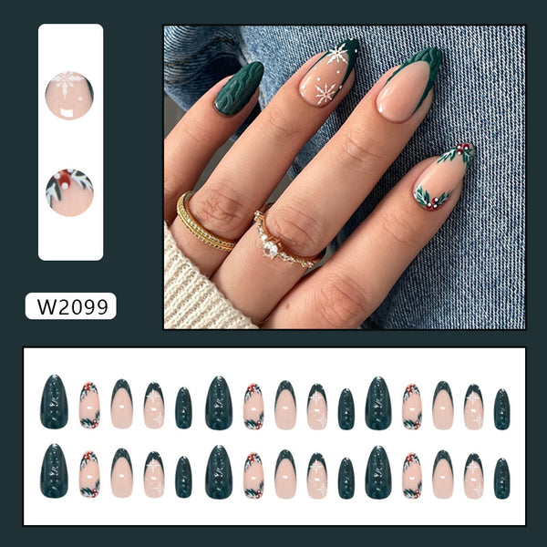 30 Pcs Press On Nails W2099