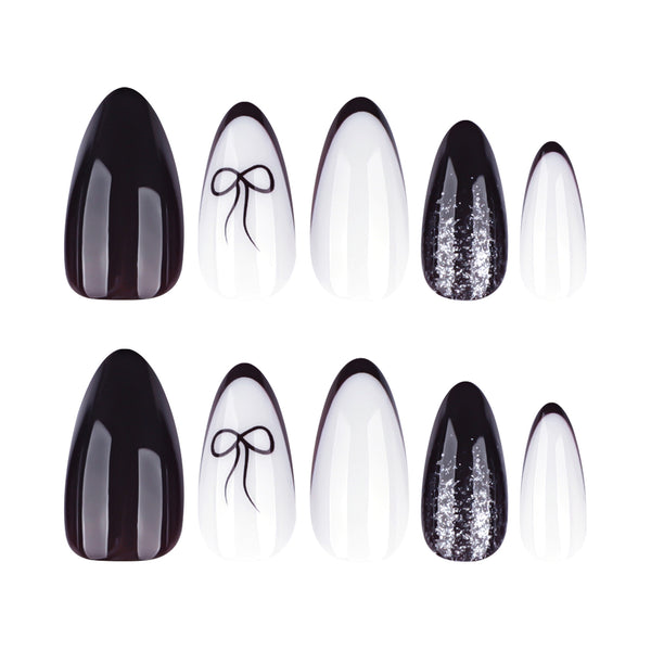 12 Sizes-24 Pcs Press On Nails JP4196