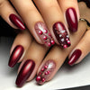 12 Sizes-24 Pcs Press On Nails Y555-1