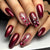 12 Sizes-24 Pcs Press On Nails Y555-1