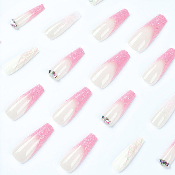 Long Square Press on Nails
