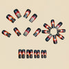 12 Sizes-24 Pcs Press On Nails y2047-24
