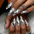 12 Sizes-24 Pcs Press On Nails Y1612
