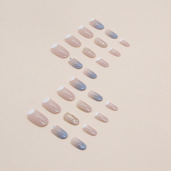 12 Sizes-24 Pcs Press On Nails Z717