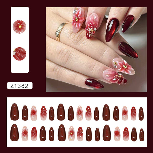 30 Pcs Press On Nails Z1382