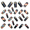 12 Sizes-24 Pcs Press On Nails Y958