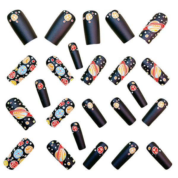 12 Sizes-24 Pcs Press On Nails Y958