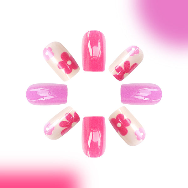 12 Sizes-24 PcsPress On Nails C348