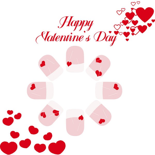 12 Sizes-24 PcsPress On Nails C784