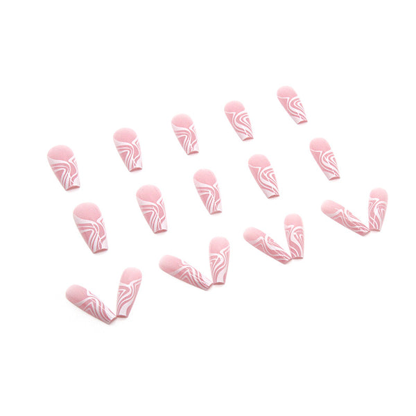 12 Sizes-24 Pcs Press On Nails W290