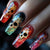 12 Sizes-24 Pcs Press On Nails Y1078
