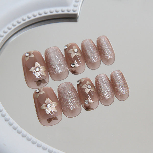 12 Sizes-24 Pcs Press On Nails Z850