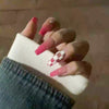 12 Sizes-24 Pcs Press On Nails R310