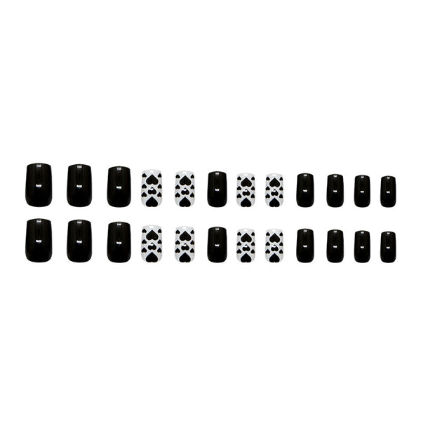 12 Sizes-24 Pcs Press On Nails W2185
