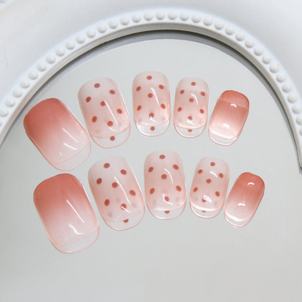 12 Sizes-24 Pcs Press On Nails R937
