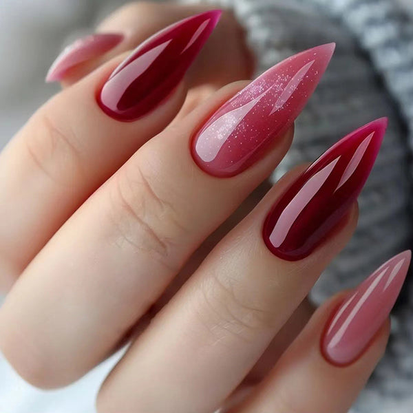 12 Sizes-24 Pcs Press On Nails W1544
