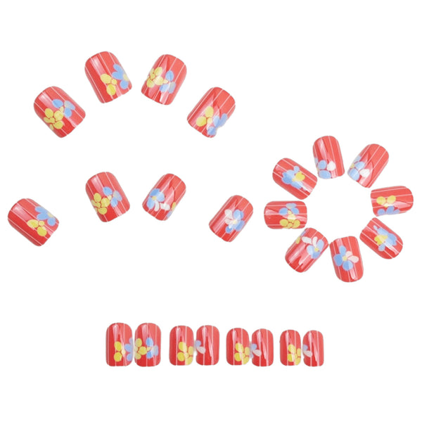 12 Sizes-24 Pcs Press On Nails Y1879