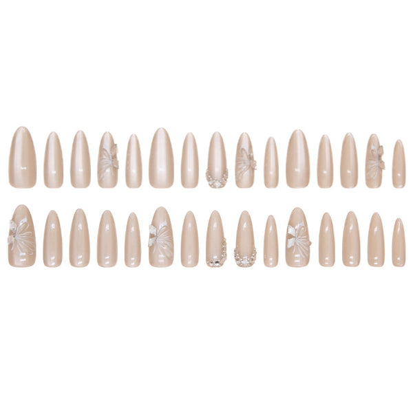12 Sizes-24 Pcs Press On Nails MY068