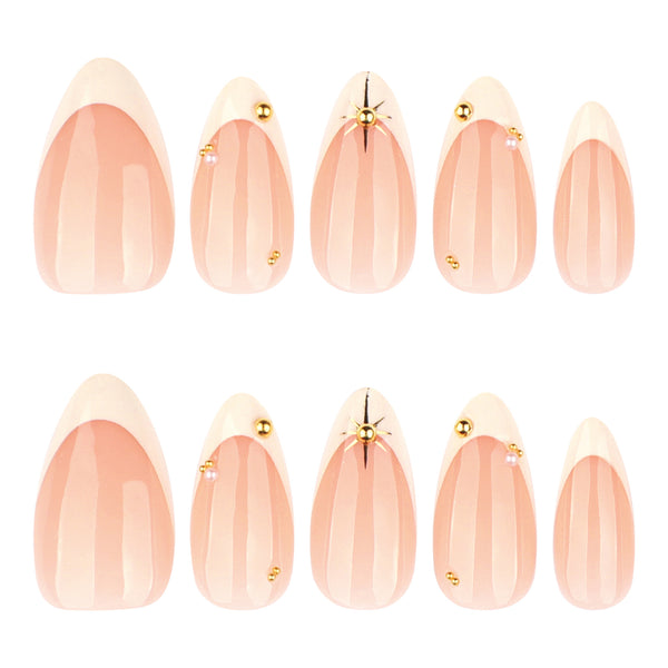 12 Sizes-24 Pcs Press On Nails JP4344