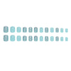 12 Sizes-24 Pcs Press On Nails W1393