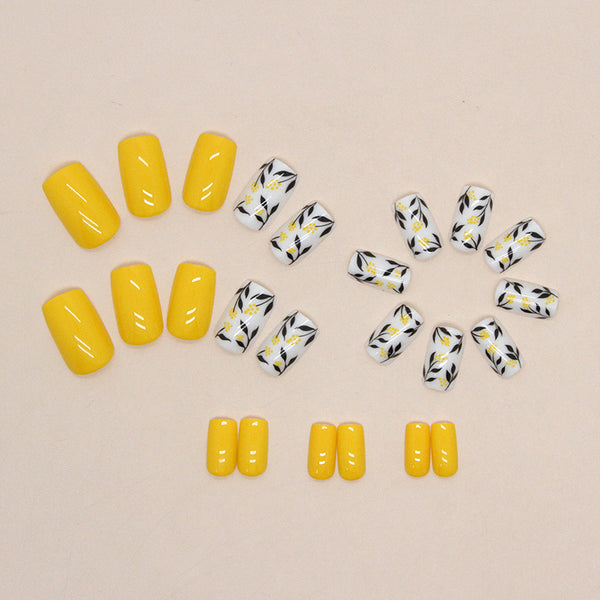 12 Sizes-24 Pcs Press On Nails W860