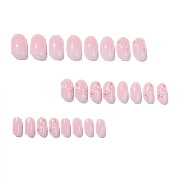 12 Sizes-24 Pcs Press On Nails JP4412