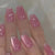 12 Sizes-24 Pcs Press On Nails W1674