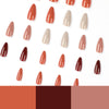 12 Sizes-24 Pcs Press On Nails JP2003