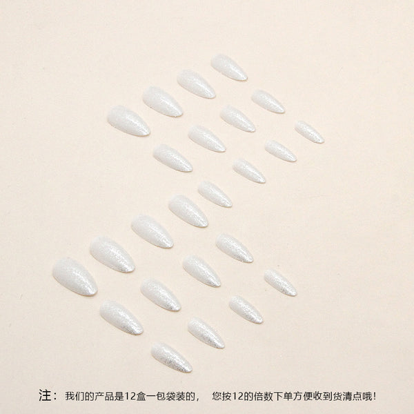 12 Sizes-24 Pcs Press On Nails W404