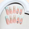 12 Sizes-24 Pcs Press On Nails Z1015