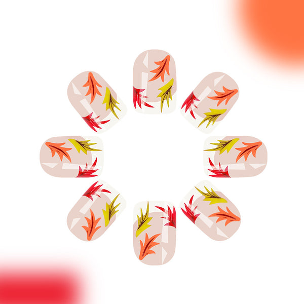 12 Sizes-24 Pcs Press On Nails C614