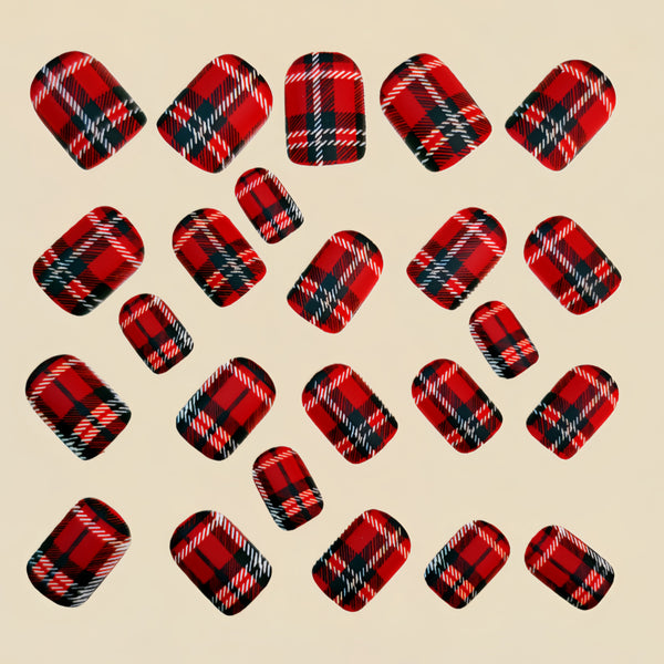 12 Sizes-24 Pcs Press On Nails Y1650