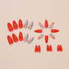 12 Sizes-24 Pcs Press On Nails W1665