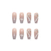 12 Sizes-24 Pcs Press On Nails Z425