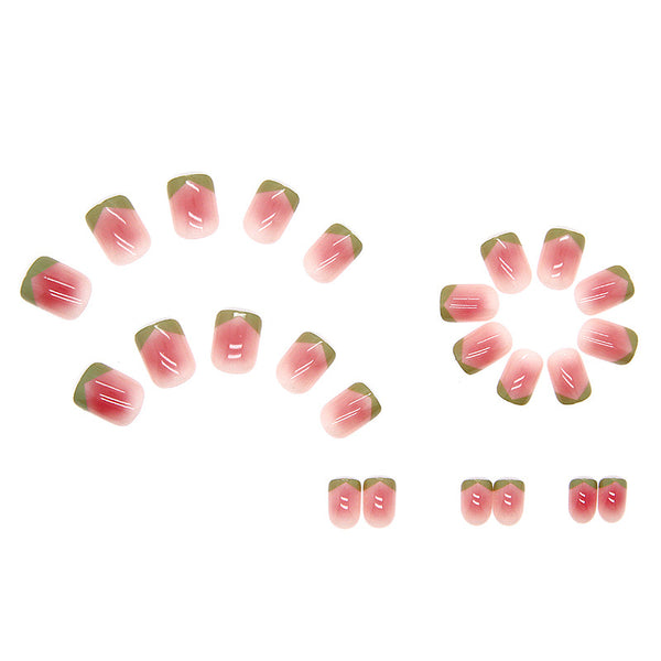 12 Sizes-24 Pcs Press On Nails R396
