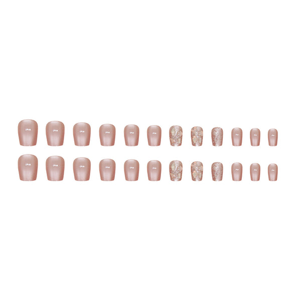 12 Sizes-24 Pcs Press On Nails MY011