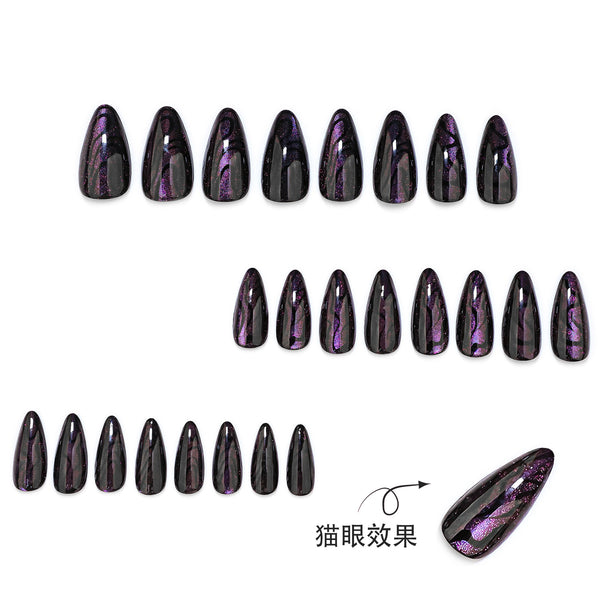 12 Sizes-24 Pcs Press On Nails JP4146