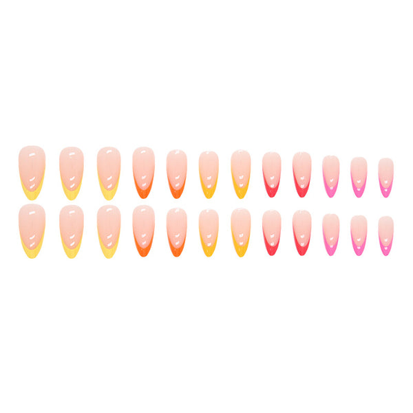 12 Sizes-24 Pcs Press On Nails W845