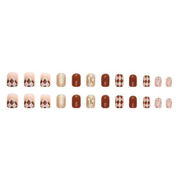 12 Sizes-24 Pcs Press On Nails Z540